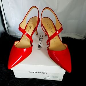 Calvin Klein slingback pumps